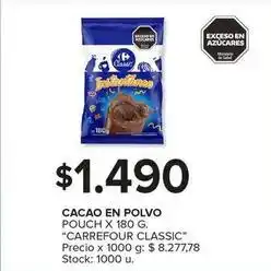 Carrefour Maxi Cacao en polvo oferta