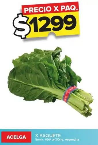 Carrefour Maxi ACELGA X PAQUETE oferta