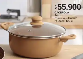Carrefour CACEROLA 24cm oferta