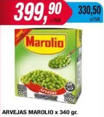 Maxiconsumo ARVEJAS MAROLIO x 340gr oferta