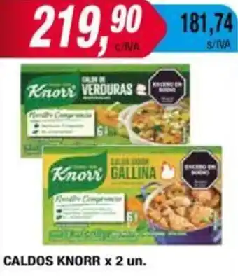 Maxiconsumo CALDOS KNORR x 2un oferta