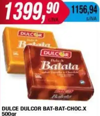 Maxiconsumo DULCE DULCOR BAT-BAT-CHOC.X 500gr oferta