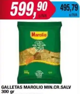 Maxiconsumo GALLETAS MAROLIO MIN.CR.SALV 300gr oferta
