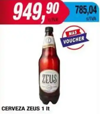 Maxiconsumo CERVEZA ZEUS 1It oferta