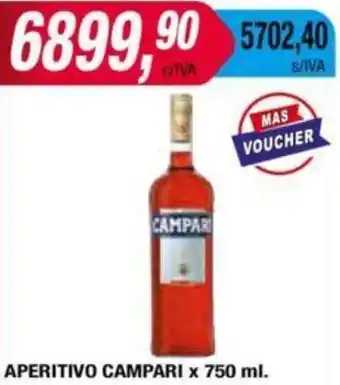 Maxiconsumo APERITIVO CAMPARI x 750ml oferta