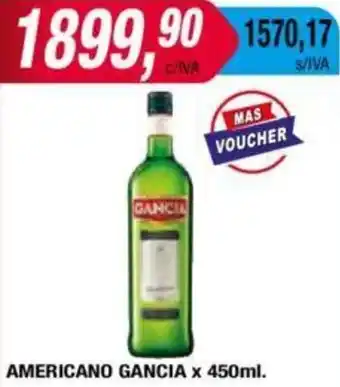 Maxiconsumo AMERICANO GANCIA x 450ml oferta