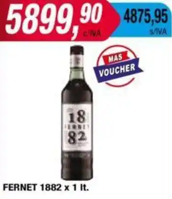 Maxiconsumo FERNET 1882 x 1It oferta