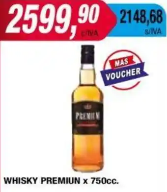 Maxiconsumo WHISKY PREMIUN x 750cc oferta