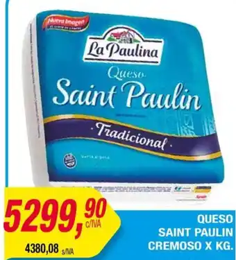 Maxiconsumo QUESO SAINT PAULIN CREMOSO X KG oferta