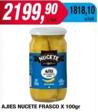 Maxiconsumo AJIES NUCETE FRASCO X 100gr oferta