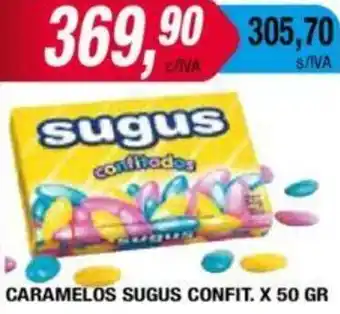 Maxiconsumo CARAMELOS SUGUS CONFIT. X 50GR oferta