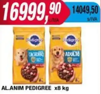 Maxiconsumo AL.ANIM PEDIGREE x 8kg oferta