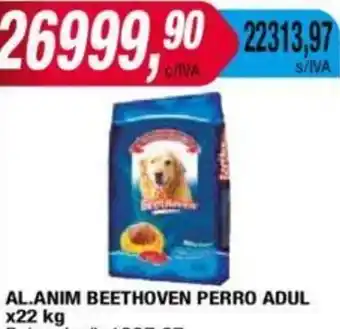 Maxiconsumo AL.ANIM BEETHOVEN PERRO ADUL x 22kg oferta