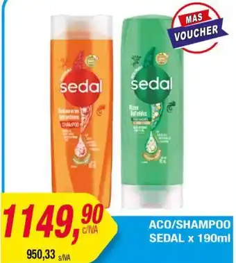 Maxiconsumo ACO/SHAMPOO SEDAL x 190ml oferta