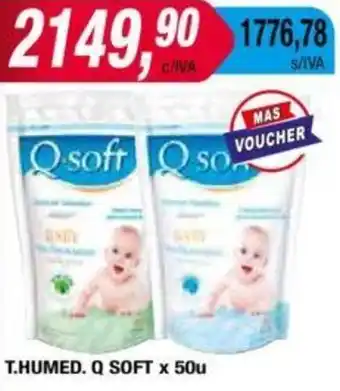 Maxiconsumo T.HUMED. Q SOFT x 50u oferta