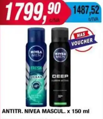 Maxiconsumo ANTITR. NIVEA MASCUL. x 150ml oferta