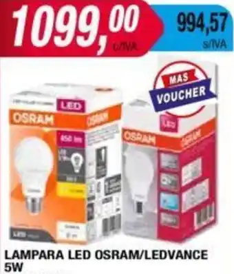 Maxiconsumo LAMPARA LED OSRAM/LEDVANCE 5W oferta