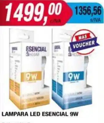 Maxiconsumo LAMPARA LED ESENCIAL 9W oferta