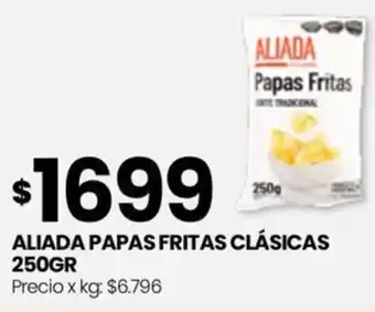 Punto Mayorista ALIADA PAPAS FRITAS CLÁSICAS 250GR oferta