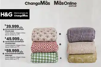 Changomas ACOLCHADO ESTAMPADO 1 PLAZA H&G oferta