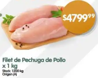 Supermercados Buenos Días Filet de Pechuga de Pollo x 1kg oferta