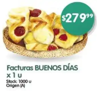 Supermercados Buenos Días Facturas BUENOS DÍAS x 1u oferta