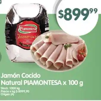 Supermercados Buenos Días Jamón Cocido Natural PIAMONTESA x 100g oferta