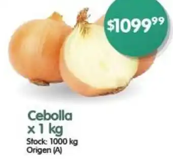 Supermercados Buenos Días Cebolla x 1kg oferta