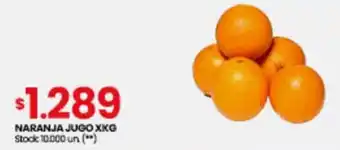 Changomas NARANJA JUGO X KG oferta