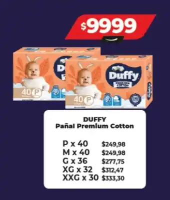 Supermayorista Vital DUFFY Pañal Premium Cotton oferta