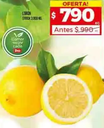 Supermercados DIA LIMON oferta