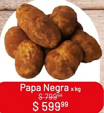 Makro Papa Negra x kg oferta