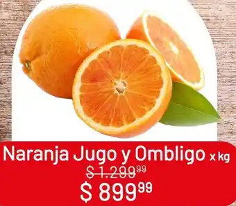 Makro Naranja Jugo y Ombligo x kg oferta
