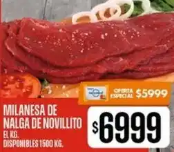 Supermercados Vea MILANESA DE NALGA DE NOVILLITO oferta