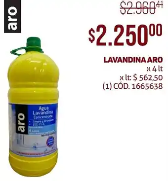 Makro LAVANDINA ARO x 4lt oferta