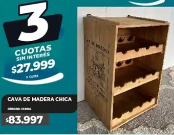 Supermayorista Vital CAVA DE MADERA CHICA oferta
