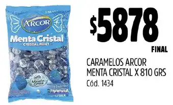 Supermercados Yaguar CARAMELOS ARCOR MENTA CRISTAL X 810GR oferta