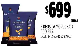 Supermercados Yaguar FIDEOS LA MOROCHA X 500GR oferta