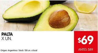 Disco Palta x unidad oferta