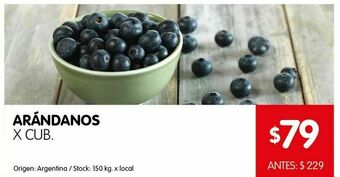 Disco Arándanos en cubeta oferta
