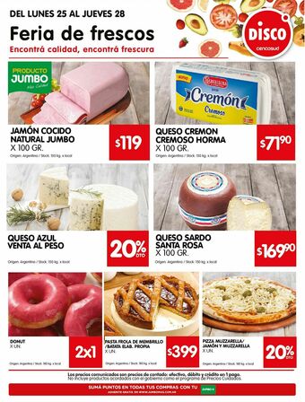 Disco Jamón cocido oferta