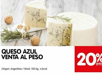 Disco Queso azul venta al peso oferta