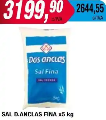 Maxiconsumo SAL D.ANCLAS FINA x 5kg oferta