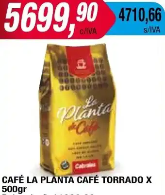 Maxiconsumo CAFÉ LA PLANTA CAFÉ TORRADO X 500gr oferta
