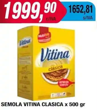 Maxiconsumo SEMOLA VITINA CLASICA x 500gr oferta