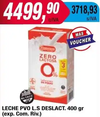 Maxiconsumo LECHE PVO L.S DESLACT. 400gr oferta