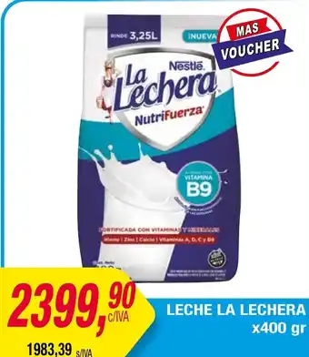 Maxiconsumo LECHE LA LECHERA x 400gr oferta