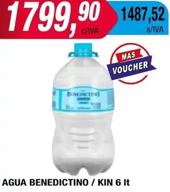 Maxiconsumo AGUA BENEDICTINO / KIN 6It oferta