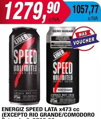 Maxiconsumo ENERGIZ SPEED LATA x 473cc oferta