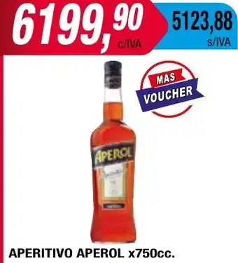 Maxiconsumo APERITIVO APEROL x 750cc oferta